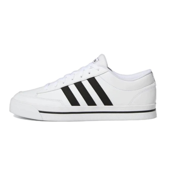 Adidas (Retrovulc) Athletic Shoes White Black Mens Sizes 9/9.5/10 New (GW8373) - Picture 3 of 8